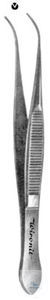 Mikro-Pinzette, gebogen, chirurgisch, antimagnetisch, 105 mm Mikro-Pinzette,...