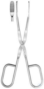 Universal holding tong, straight, 195 mm length