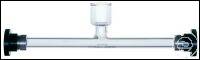 Glass tube with center filling cup Polarimeter tube, 100 mm long, 6.0 mL