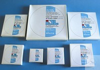 Papiers filtres IDL, diamètre 90 mm, ruban blanc, emballage de 100 pièces Filtre rond pour...