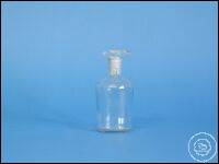 Dropper bottle, clear glass, 50 ml Dropping bottles with flat-head stopper, type TK
