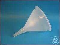 Barrel funnel made of polypropylene (PP) with high rim and grip, diameter 350 mm