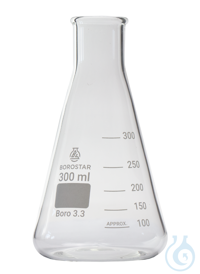 Borostar Erlenmeyerkolben EH 300ml Boro 3.3 
 
Der Borostar Erlenmeyerkolben aus Borosilikatglas...