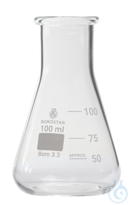 Borostar Erlenmeyerkolben WH 100ml Boro 3.3 
 
Der Erlenmeyerkolben aus hochwertigem...