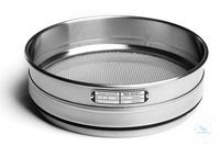 LINKER-Analysensiebe Ø 200 mm, Edelstahlrahmen - Innenhöhe 50 mm, mit Identifikationsnummer und...