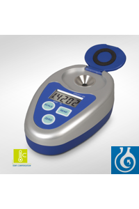 Digital handheld refractometer Measuring ranges: nD 1.3330-1.5318; 0-95 %Brix Accuracy: nD...