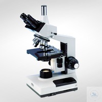 Microscope trinoculaire avec visée inclinée à 45° et tube photo supplémentaire.   Oculaires :...