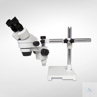 Stereo zoom microscope MSZ5000-S without illumination with swivelling stand....