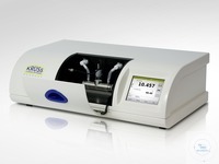 Automatisches Polarimeter mit externem Peltier-Thermostat. Skalen: Optische Rotation, Spezifische...