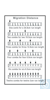 D3-14, A3-1 and A6 Wide Gel Electrophoresis System Wall Comb, 1 Tooth Microwell comb 25 (1X) Each...
