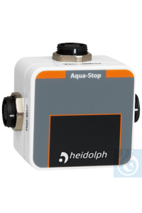 Aqua-Stop Een klep sluit automatisch de watertoevoer af zodra de rotatieverdamper wordt...