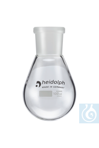 Ballon d'évaporation 100 ml -- NS 29/32 La taille standard est NS 29/32, sur demande également...