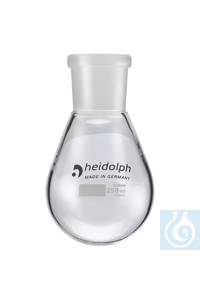 Ballon d'évaporation 250 ml -- NS 29/32 La taille standard est NS 29/32, sur demande également...