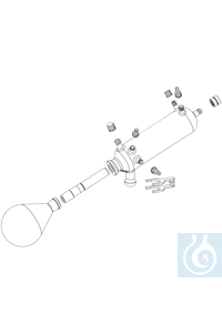 Glassatz G1B NS 29/32 Diagonalku?hler fu?r alle Standarddestillationen; die preisgu?nstige...