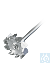 TR 21 Radial-Flow Impeller (V4A) Due to the jagged shape of the stirrer blade, the radial flow...