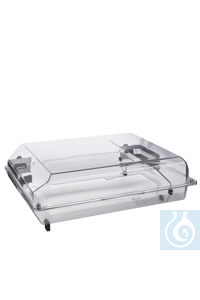 Flat hood for Incubator 1000 With a height of 163 mm, the flat incubation hood is perfectly...