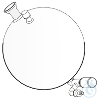 Auffangkolben 10 L mit Bodenablassventil Mit Bodenablassventil, 10 l  
(Im...
