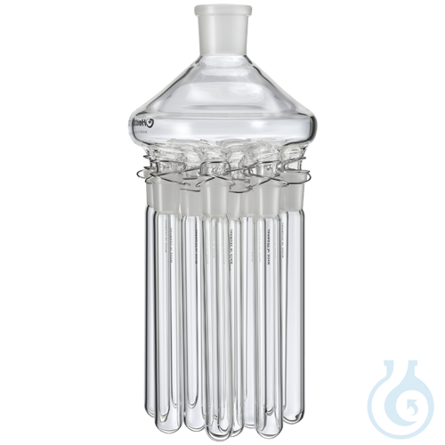 Spider with 12 distillation sleeves (20 ml each...