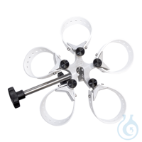 Klem 5 (siliconen band) Om ronde kolven te bevestigen, kan deze 5-delige klem...