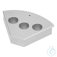 2Artikelen als: Polyblock voor 3 x 28 mm reactievaten (vials) Chemicali&euml;nbestendig...
