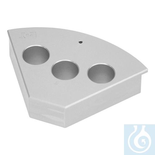 Polyblock for 3 x 28 mm cylindrical vials