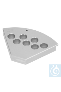 Polyblock voor reactievaatjes (vials) van 7 x 17 mm Chemicaliënbestendig...