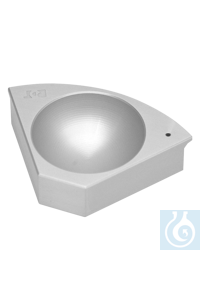 Polyblock voor 1 x 250 ml kolf Chemicali&euml;nbestendig bevestigingssegment voor...