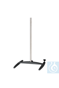 H statief S2  	Ø standbuis: 25 mm 	Hoogte: 700 mm 	Voetafstand: 370 mm 	Gewicht: 5,8 kg