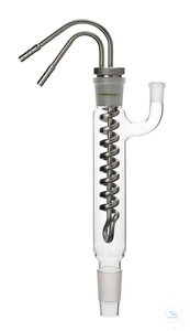 2Artículos como: Stainless steel condenser with 2 hose connection Ø 8 mm, cone size 29/32,...
