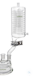 Reflux condenser (short type), height 320 mm, thread GL 18, cooling surface 2000 cm² Reflux...