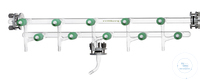 Schlenkline with 5 two-way valves Schlenkline, with 5 two-way valves 0 - 8 mm, connection for...