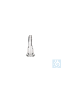 Adapter small flange DN 16 to hose connection Ø 13 mm, borosilicate glass 3.3