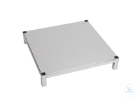 Tablar, 750 x 750 mm, with 4 mountings, stainless steel 18/8