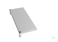 Side tablar, 750 x 300 mm, with 2 mountings, stainless steel 18/8