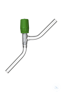Durchgangs-Vakuumventil, 0 - 4 mm, mit PTFE-Spindel, nachstellbar Durchgangs-Vakuumventil...