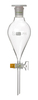 Separatory funnel, 1000 ml, conical, non-grad., glass plug size 18,8/6 mm, PE-stopper size 29/32...