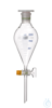 Scheidetrichter, 500 ml, BF, grad. , Glasküken NS 14,5/4 mm, PE-Stopfen NS 29/32 Scheidetrichter,...