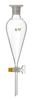 Separatory funnel, 50 ml, Squibb grad., glass plug size 12,5/2,5 mm, PE-stopper size 19/26...
