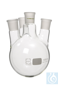 14Benzer ürünler 4-neck flask, 500 ml, mn size 29/32, 3x sn size 29/32 (7°) 4-neck flask, 500...