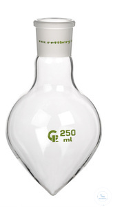Pear shape flask, 50 ml, socket size 14,5/23, borosilicate glass 3.3