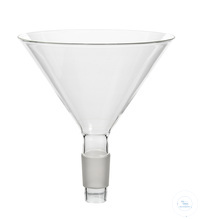 Powder funnel, cone size 29/32, Ø 150 mm, borosilicate glass 3.3