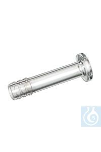 Adapter, flange DN 25 to hose connection 13 mm, borosilicate glass 3.3