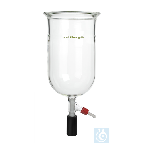 Reaction vessel, 1000 ml, DN 100, with groove, ...