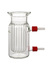 Reaction vessel, 250 ml, DN 60, with groove, round bottom, run-off valve, temp.-jacket, solid...
