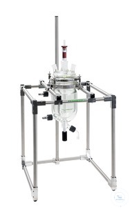 Table rack for reaction vessels up to 6 liter, with flange holder NW 100,...