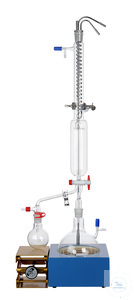 Solvent circulation apparatus, long form, Dimroth condenser stainless...