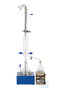 Solvent circulation apparatus, long form, Dimroth condenser, stainless...