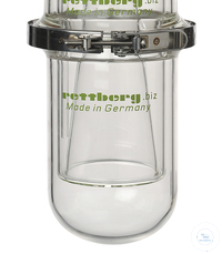Unterteil aus Quarzglas mit Nut. Geeignet für Sublimationsapparatur 100 bis 200 g