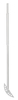 KPG-stirrer shaft, KPG-part Ø 10 mm, l=310 mm, with PTFE-sickle blade KPG-stirrer shaft, KPG-part...