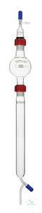 Flashchromatografiekolom, kolom 100 ml, oplosmiddelreservoir 100 ml, debietregelaar met...